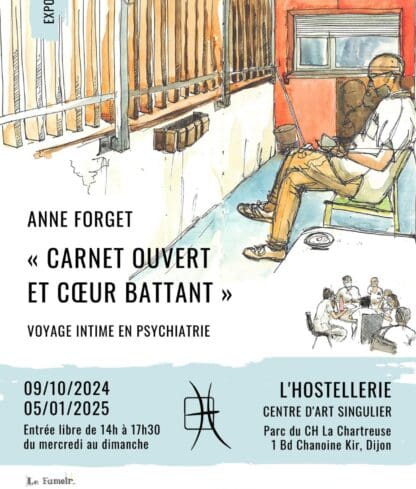 Carnet ouvert et coeur battant : voyage intime en psychiatrie